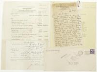 P.D.パーキンスと他の人との往復書簡コレクション　小泉(八雲)家旧蔵　
A Collection of Correspondence Between P.D.Perkins and Others.