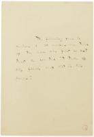 小泉八雲草稿　タイトル不明　小泉(八雲)家旧蔵　
Lafcadio Hearn's autograph draft (title unknown)