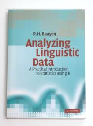 Analyzing Linguistic Data. A Practical Introduction to Statistics using R.