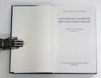 Ausführliche Grammatik der Lateinischen Sprache. Zweiter Teil: Satzlehre, Erster Band. & Zweiter Band. 2 vols. 
[and] Index locorum zu Kühner-Stegmann 'Satzlehre'. 
