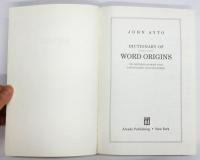 Dictionary of Word Origins. The Histories of More Than 8，000 English-Language Words.