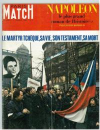 洋雑誌 PARIS MATCH  1969年2月1日号　表紙:ヤン・パラフの死を悼む人々