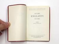 Suomi-Englanti-Suomi. Laatinut Aino Wuolle. [Punaiset Sanakirjat] フィンランド語‐英語、英語‐フィンランド語辞典　