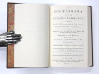 A Dictionary of the English Language: In which The Words are deduced from their Originals，Explaindes in their Different Meanings，and Authorized by the Names of the Writes in whose Works they are found. Abstracted from the Folio Edition，By the Author. ジョンソン英語辞典(簡約版）  初版・覆刻版　