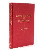Historical Outlines of English Syntax.