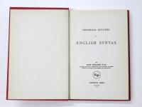 Historical Outlines of English Syntax.