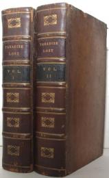 「失楽園」　2巻　1770年　7版　総革装　Paradise Lost. A Poem， in Twelve Books. With Notes of Various Authors， by Thomas Newton， D.D.
