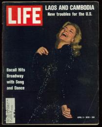 洋雑誌(アメリカ) LIFE 1970年4月3日号　表紙:ローレン・バコール