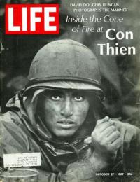 洋雑誌(アメリカ) LIFE 1967年10月27日号 表紙：Con Thienの米軍兵士：ヴェトナム戦争 (D.D.ダンカン撮影)