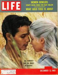 洋雑誌LIFE 1960年12月12日号　表紙：Jill Haworth & Sal Mineo: 映画”Exodus”(撮影：Gjon Mili)