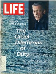 洋雑誌(アメリカ) LIFE1969年2月7日号 表紙：Lloyd Bucher: U.S.S. Pueblo 北朝鮮の船に捕らえられる