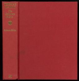 The Variorum Edition of the Complete Poems of Thomas Hardy.