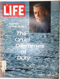 洋雑誌 LIFE 1969年2月7日号　表紙: Lloyd Bucher: （表紙写真家: Bob Gomel, 田沼)