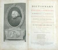 A Dictionary of the English Language... Fourth edition，revised by the author. ジョンソン英語辞典  ４版  １７７３年