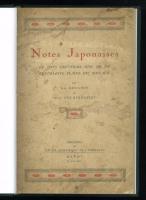 Notes Japonaises. Le Pays des Frais epis de la Luxuriante Plaine des Roseaux. Notes Japonaises.　