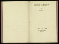 Little Gidding. 「リトル・ギディング」