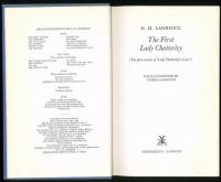 The First Lady Chatterley. (The First Version of ’Lady Chatterley’s Lover’). With a Foreword by Frieda Lawrence. 「初稿　チャタレイ夫人の恋人」　