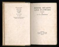 Birds，Beasts and Flowers. Poems by D.H.Lawrence. 「鳥と獣と花」