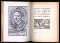 The Story of Doctor Manente Being the Tenth and Last Story from the Suppers of A.F.Grazzini Called in Lasca. Translated and Introduction by D.H.Lawrence. [The Lungarno Series] 「マネンテ博士物語」