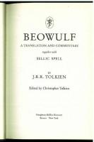 Beowulf. A Translation and Commentary. Together with Sellic Spell. Edited by Christopher Tolkien.
