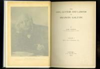The Life，Letters and Labours of Francis Galton.