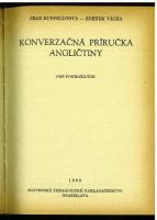 Konverzacna Prirucka Anglictiny. Pre Pokrocilych.