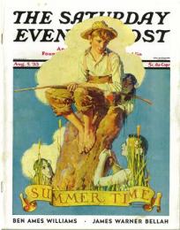 The Saturday Evening Post 1933年8月5日号　表紙：”Summertime，1933” (画 N.ロックウェル)