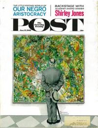 The Saturday Evening Post 1962年1月13日号　表紙：Art Connoisseur: ちんぷんかんぷん  (画 N.ロックウェル)