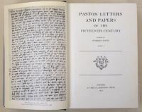 Paston Letters and Papers of the Fifteenth Century. Part I and Part II. パストン家書簡集　