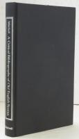 A Critical Bibliography of Old English Syntax to the End of 1984 Including Addenda and Corrigenda to Old English Syntax.