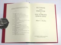 Author and Printer in Victorian England. [Victorian Literature and Cluture Series]