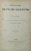 Dictionnaire Francais-Allemand. Completement refondu et remanie sur un plan nouveau par Theobald Fix. 仏独辞典　