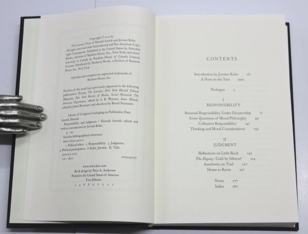 Responsibility and Judgement. Edited with an Introduction by