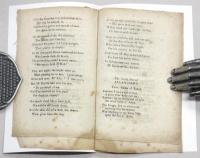 Chapbook: A New Song. Called Auld Scotia Free to which are added O Helen thou art my darling the lovely lass of Allan-down will ye go to the ewe bughts and a Lamentation for the deatd of the Brave Mc Kay.