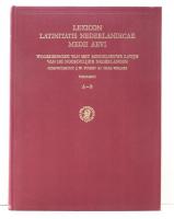 Lexicon Latinitatis Nederlandicae Medii Aevi. Woordenboek Van Het Middeleeuws Latijn Van De Noordelijke Nederlanden. Conposuerunt J.W.Fuchs，Olga Weijers，et Marijke Gumbert-Hepp. 中世ラテン語 - オランダ語辞典　