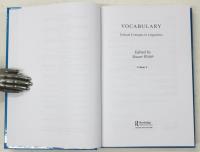 Vocabulary. Critical Concepts in Linguistics.