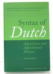Syntax of Dutch. Adpositions and Adopositional Phrases.