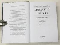 The Oxford Handbook of Linguistic Analysis.