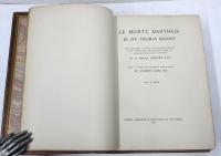 Le Morte Darthur. The Original Edition of William Caxton Now Reprinted and Edited with an Introduction and Glossary by H. Oskar Sommer，PH.D. 「アーサー王の死」　