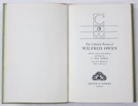 The Collected Poems of Wilfred Owen. Edited with an Introduction and Notes by C.Day Lewis and with a Memoir by Edmund Blunden. ウィルフレッド・オーエン詩集　