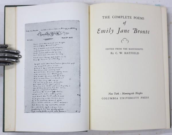 The Complete Poems of Emily Jane Bronte. Edited from the