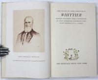 The Poems of John Greenleaf Whittier. Selected and Edited，with a Commentary，by Louis Untermeyer; Illustrated with Pencil Drawings by R.J.Holden. [The American Poet] ジョン・グリーンリーフ・ホイッティア詩集　