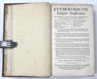 Etymologicon Linguae Anglicanae...スキナー英語語源辞典