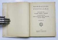 El Pobre Julia. [Rondalles Populars. Volum IV] Recollides per Valeri Serra I Boldu. Il lustrades per Josep Long?ria，Lola Anglada i Ricard Opisso.