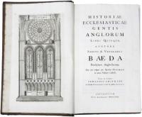 Historiae Ecclesiasticae Gentis Anglorum Libri Quinque，Auctore Sancto & Venerabli Baeda Presbytero Anglo-Saxone，Una cum reliquis ejus Operibus Historicis in unun Volumen Collectis. Cura et Studio Johannis Smith，s.t.p. (羅)英国民教会史　