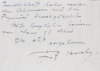 An Autograph Letter from Fritz Kreisler to Eugene Ormandy (1899 - 1985)，Hungarian-born American conductor. フリッツ・クライスラー(ヴァイオリニスト・作曲家)自筆書簡　ユージン・オーマンディ(フィラデルフィア管弦楽団の指揮者)宛　1936年9月30日　