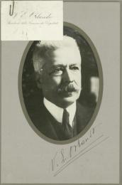 イタリア首相(1917-1919年)　ヴィットーリオ・エマヌエーレ・オルランド　自筆署名入写真　　Signed Photograph of Vittorio Emanuele Orlando. Original autograph.