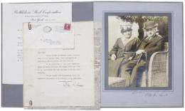チャールズ M. シュワブ (アメリカの実業家)　自筆署名入写真　　Signed Photograph of Charles M.Schwab. Original autograph.
