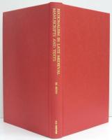 Regionalism in Late Medieval Manuscripts and Texts. Essays Celebrating the Publication of A Linguistic Atlas of Late Medieval English.