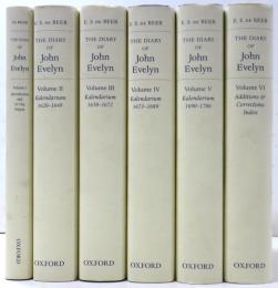 The Diary of John Evelyn. Now first printed in full from the manuscripts belonging to Mr.John Evelyn and edited by E.S.De Beer. 
Ｊ.イーヴリン日記　